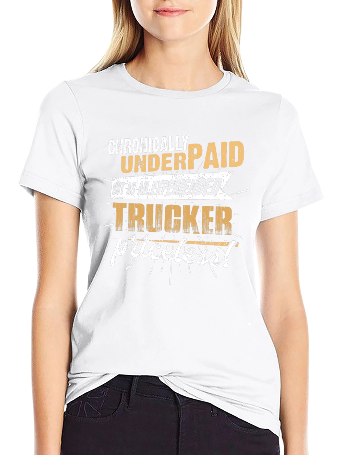 Chronically Underpaid Trucker Graphic T-Shirt