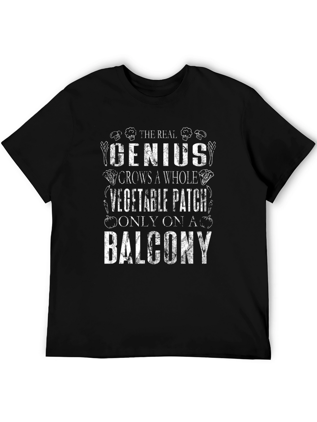 Gardening Genius T-Shirt: Balcony Vegetable Patch Tee