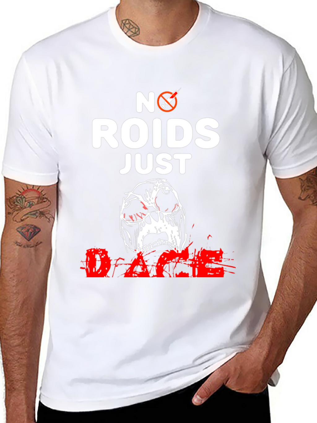 No Roids Just Rage Graphic Tee