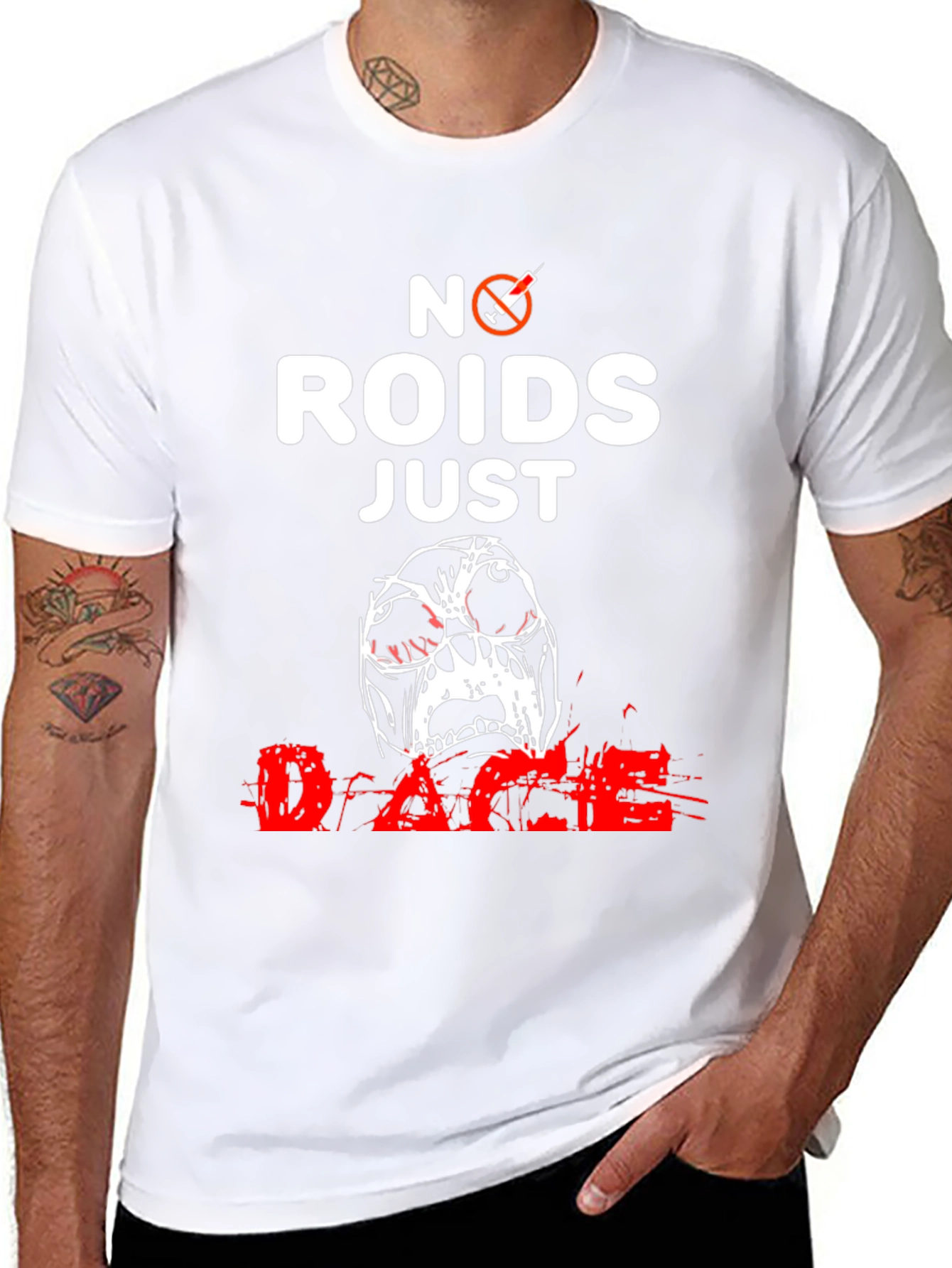 No Roids Just Rage Graphic Tee