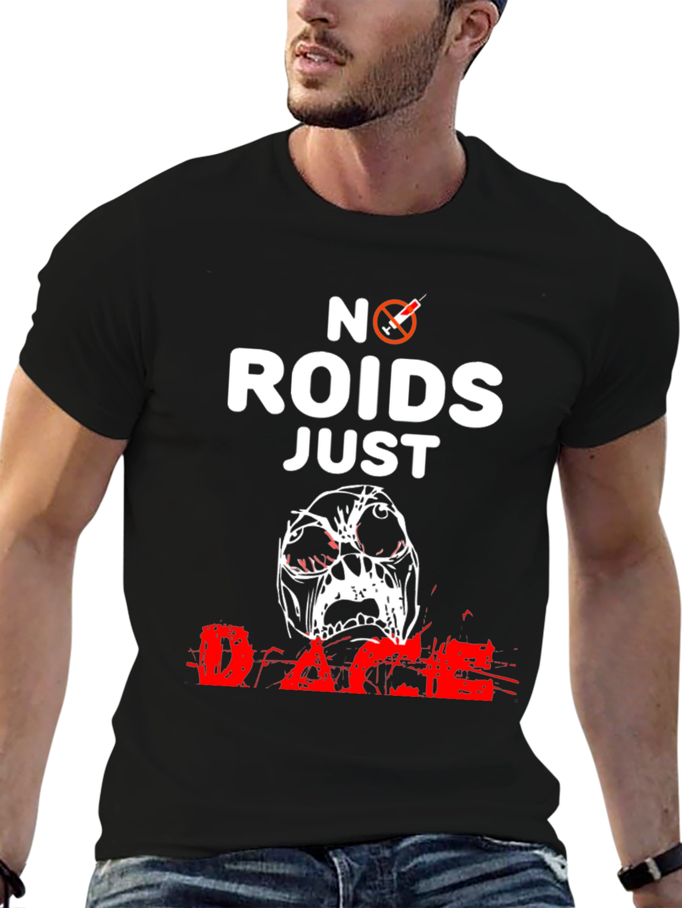 No Roids Just Rage Graphic Tee