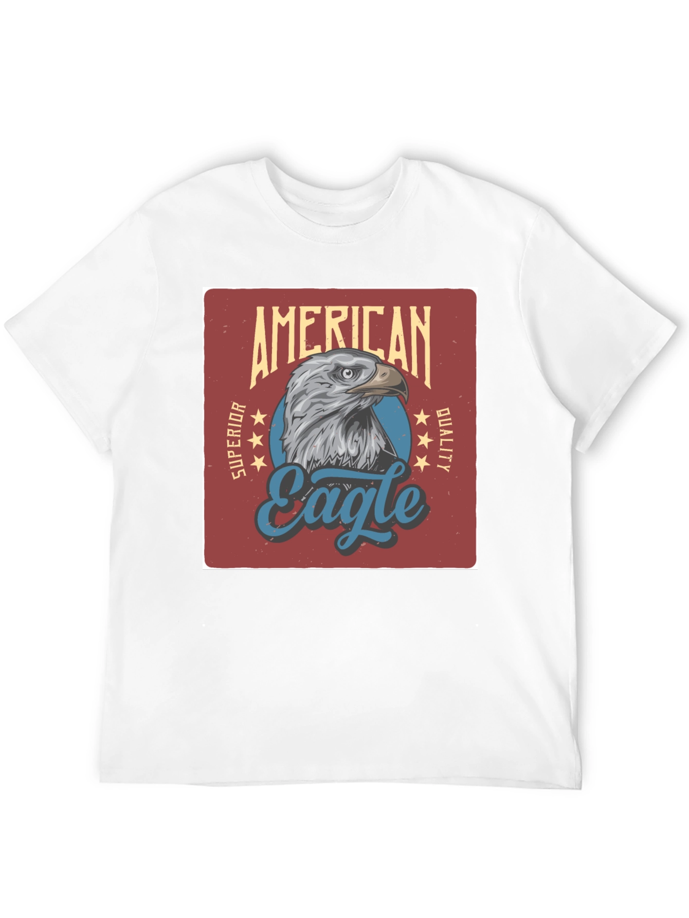 American Eagle Graphic Print Black T-Shirt