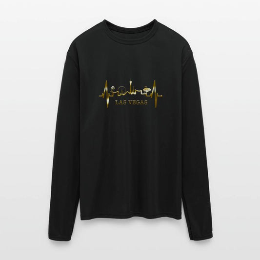Las Vegas Skyline Heartbeat Nevada Poker USA Fan