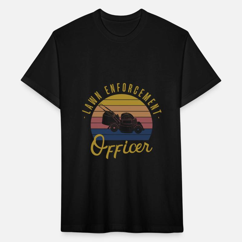 Lawn Enforcement Officer Lawn Mower Landscaper