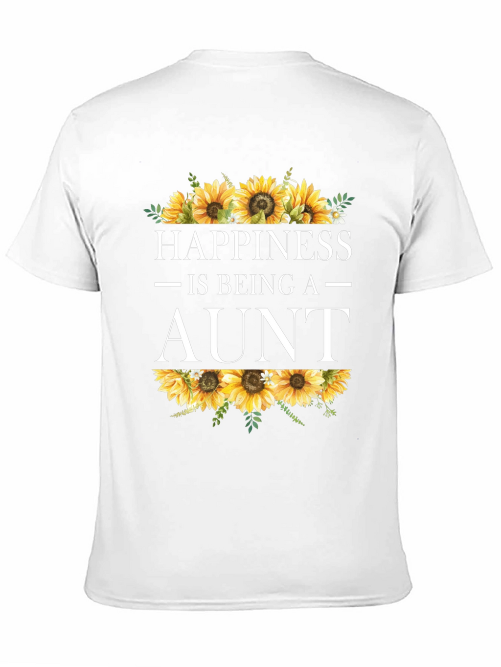 Happiness is Being an Aunt Sunflower T-Shirt