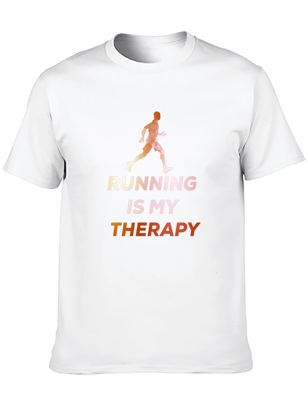 Running is My Therapy Graphic Tee