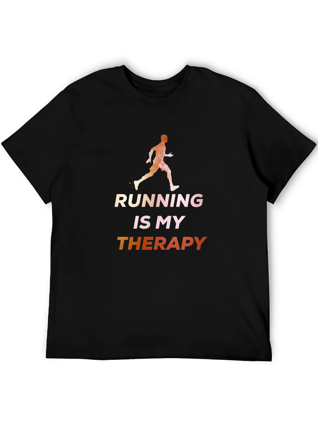 Running is My Therapy Graphic Tee