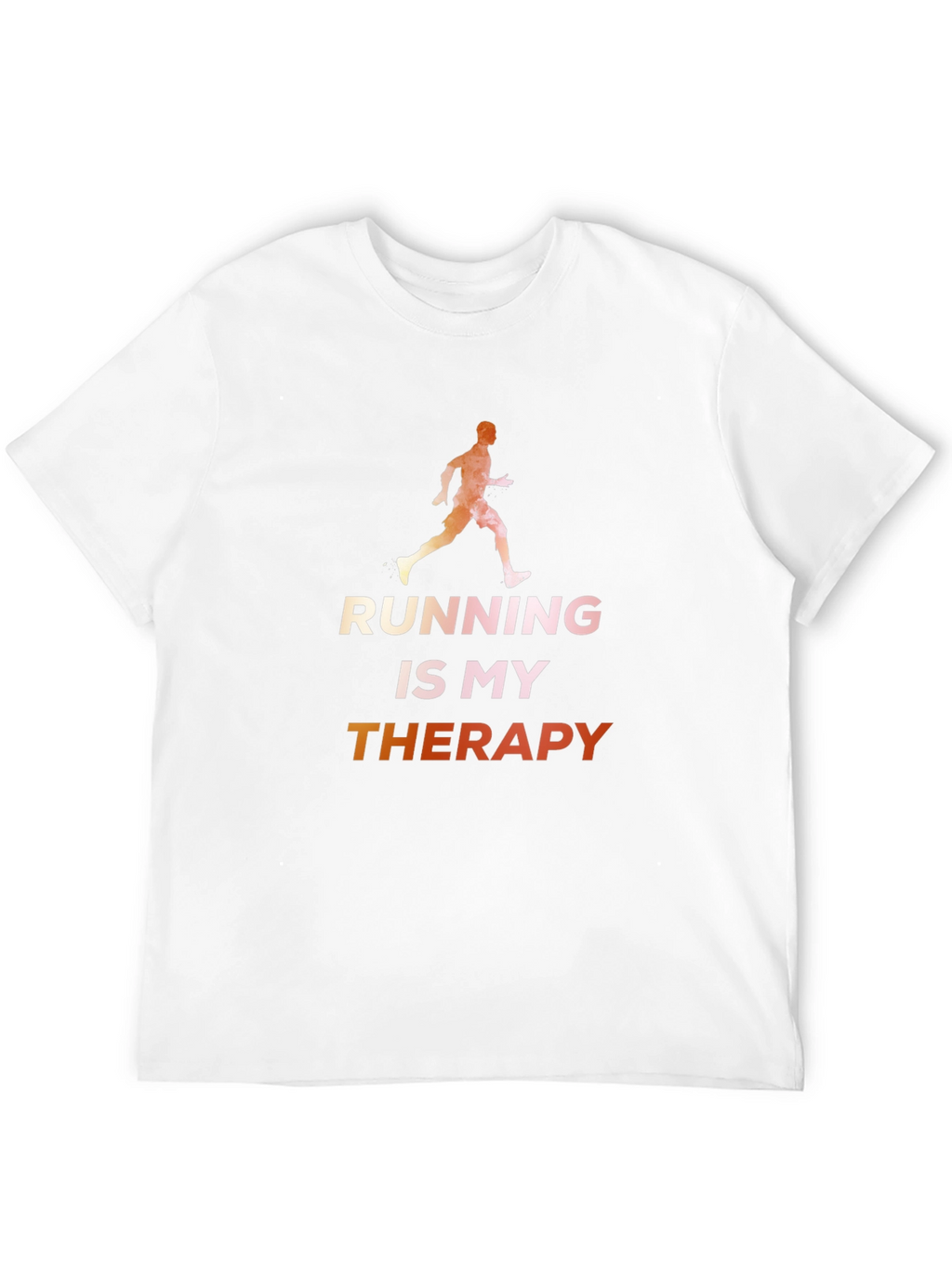 Running is My Therapy Graphic Tee