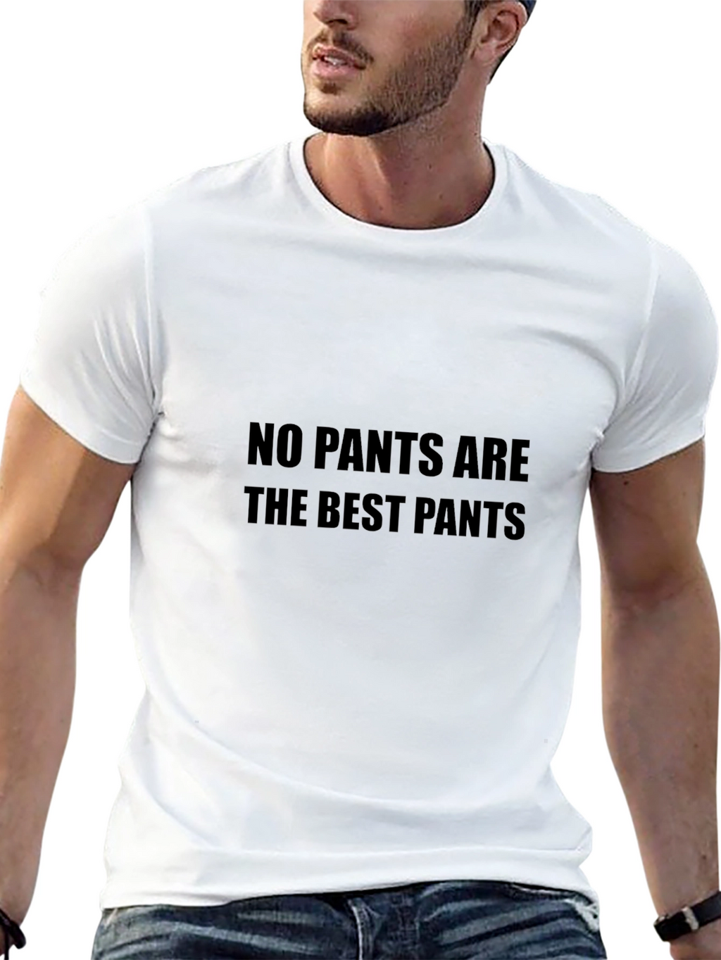 No Pants Are the Best Pants - Black Tee