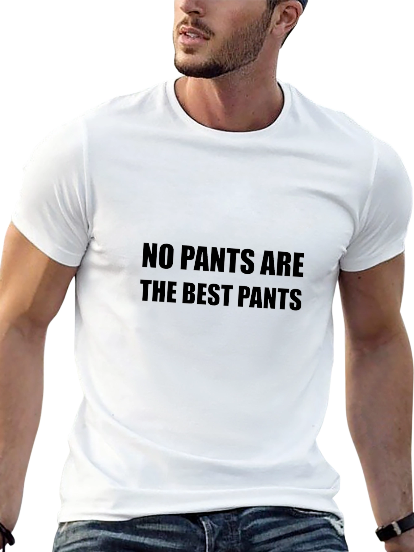 No Pants Are the Best Pants - Black Tee