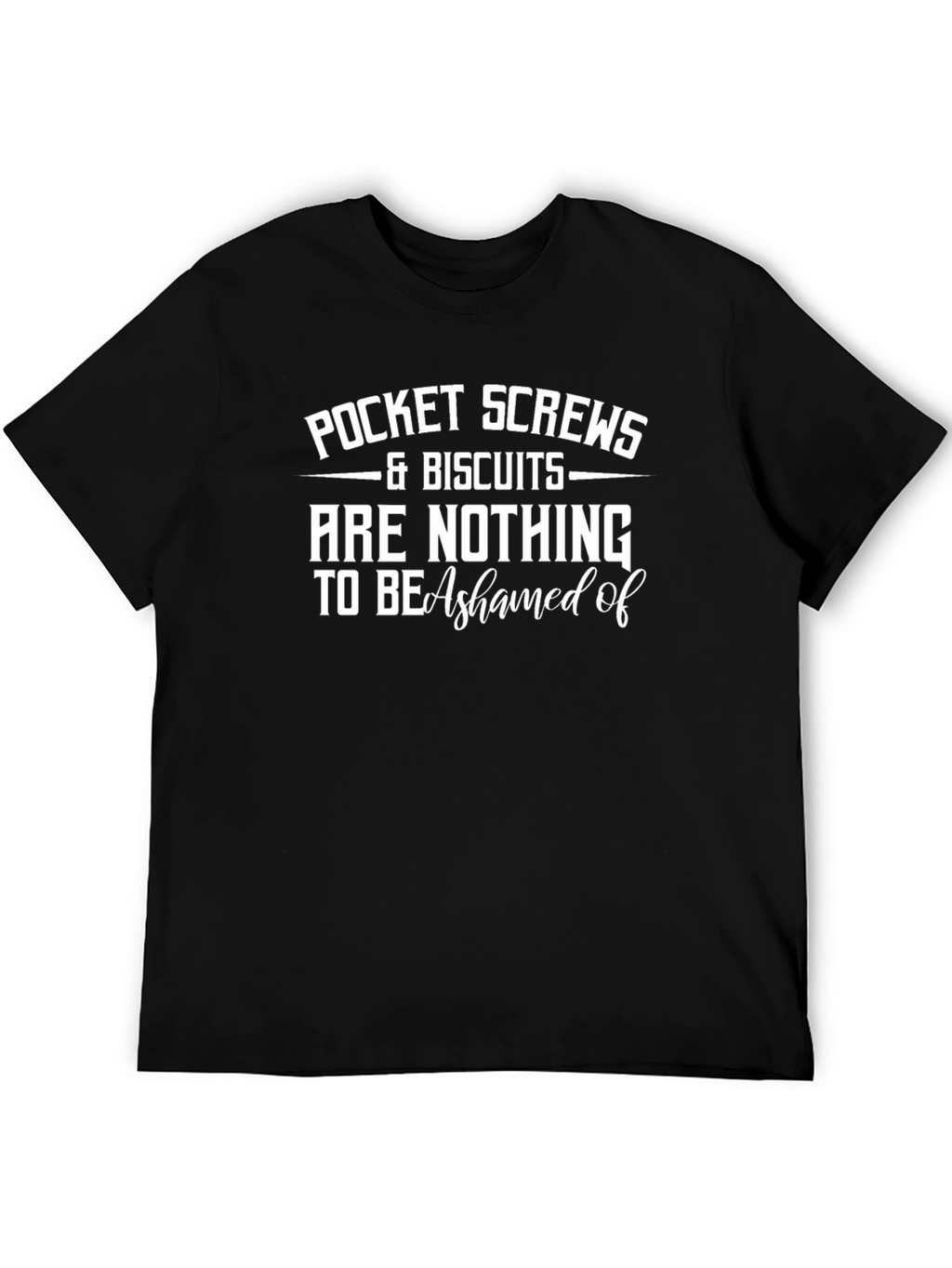 Pocket Screws & Biscuits Graphic T-Shirt