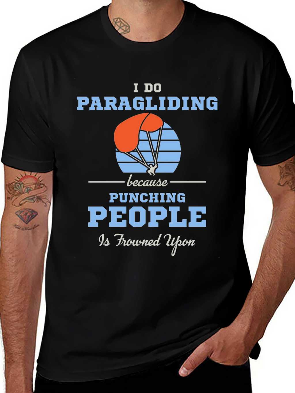 Paragliding Funny T-Shirt