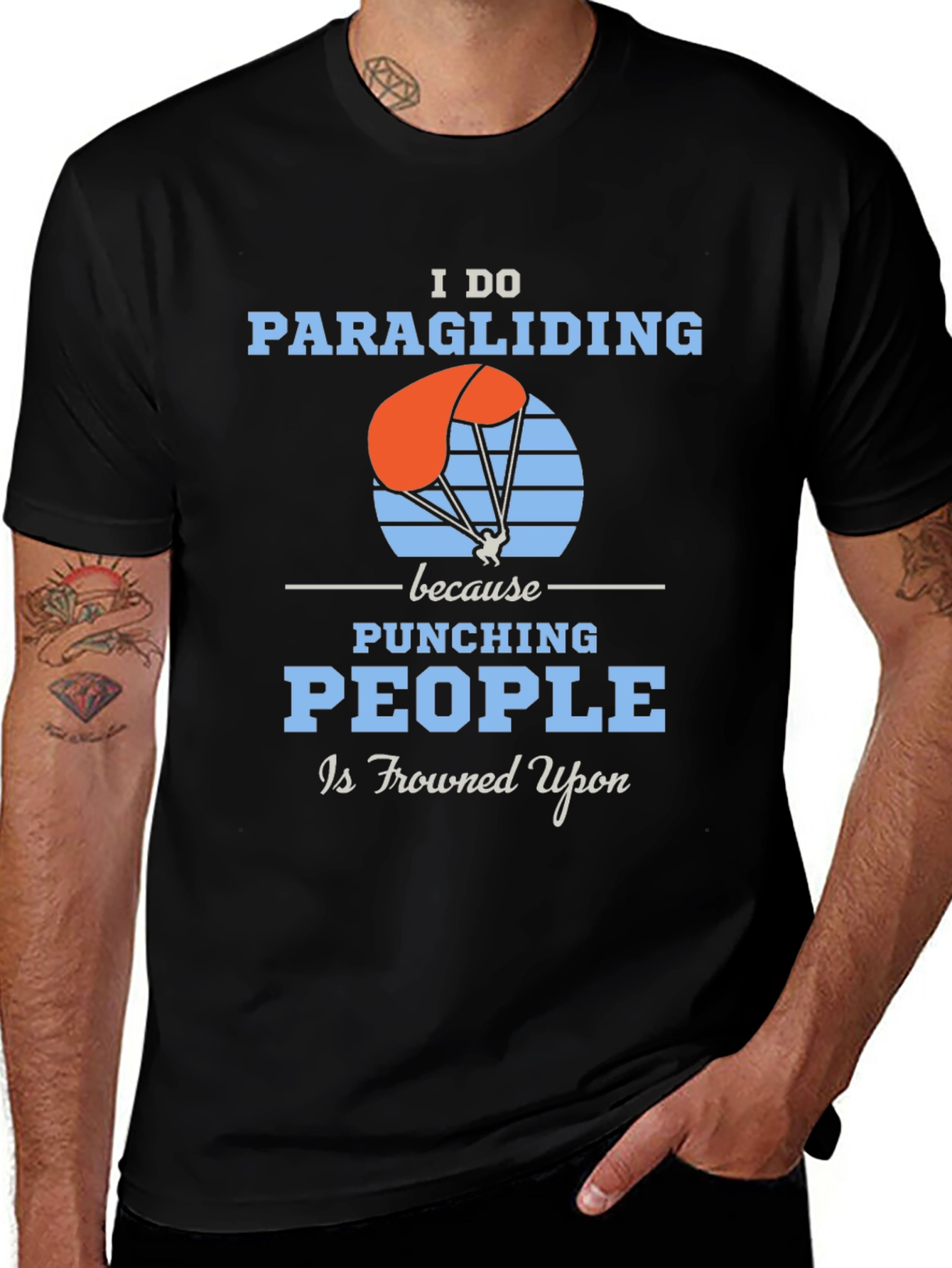 Paragliding Funny T-Shirt
