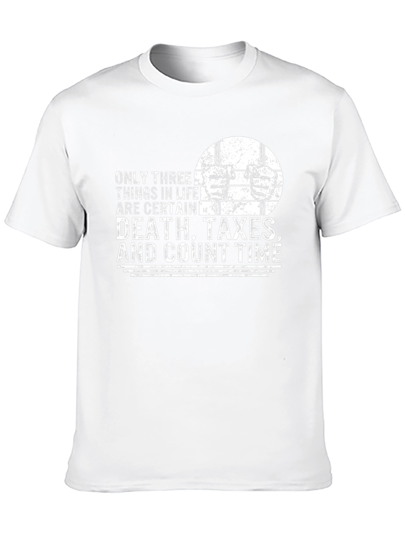 Death Taxes Count Time Graphic T-Shirt
