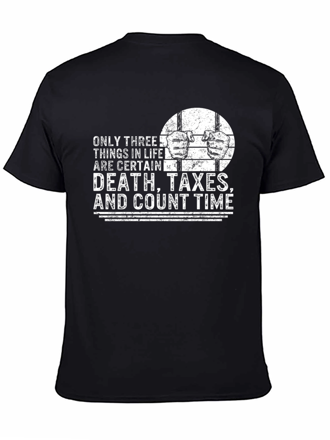 Death Taxes Count Time Graphic T-Shirt