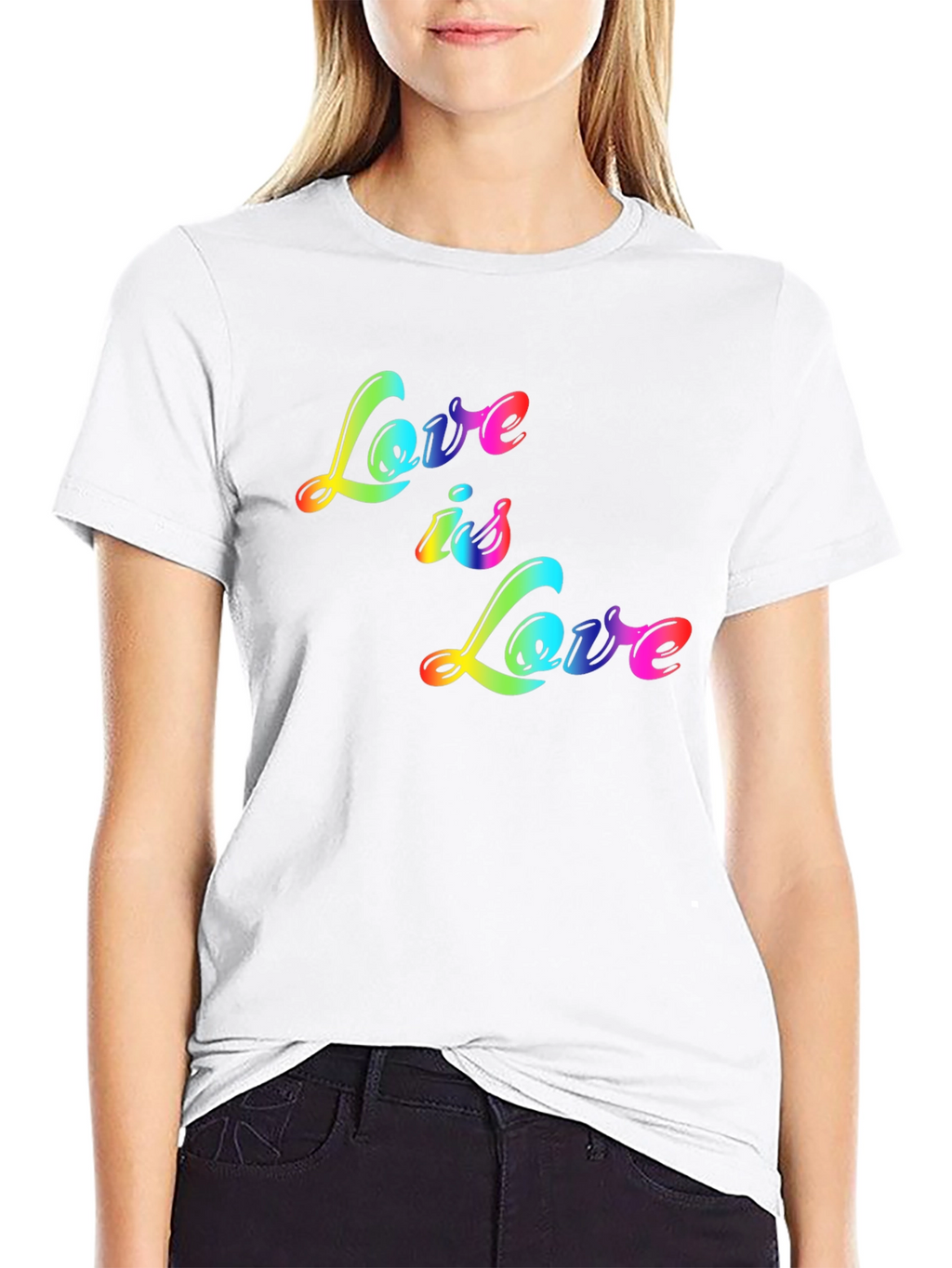 Love is Love Rainbow Graphic Tee
