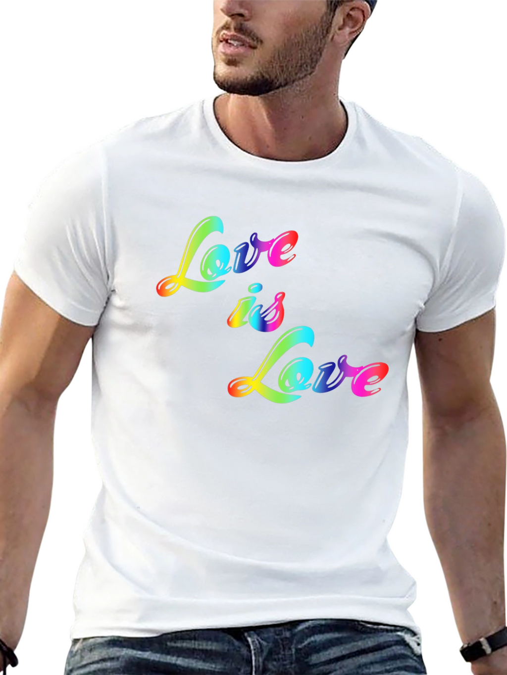 Love is Love Rainbow Graphic Tee