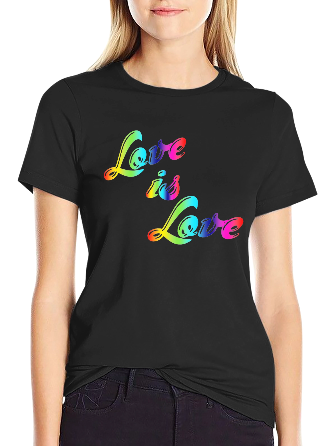 Love is Love Rainbow Graphic Tee