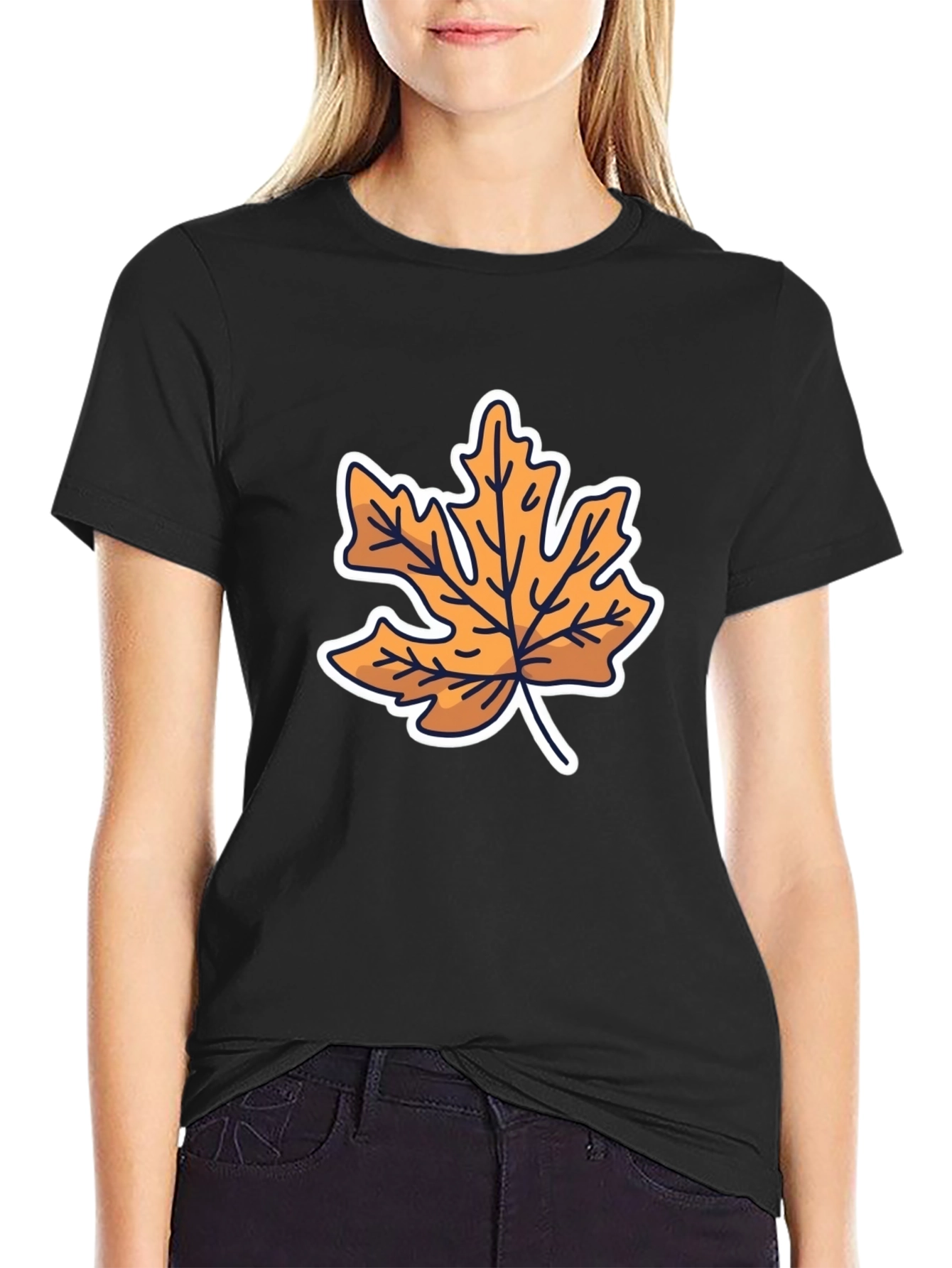 Autumn Leaf Graphic Tee - Stylish Fall Fashion