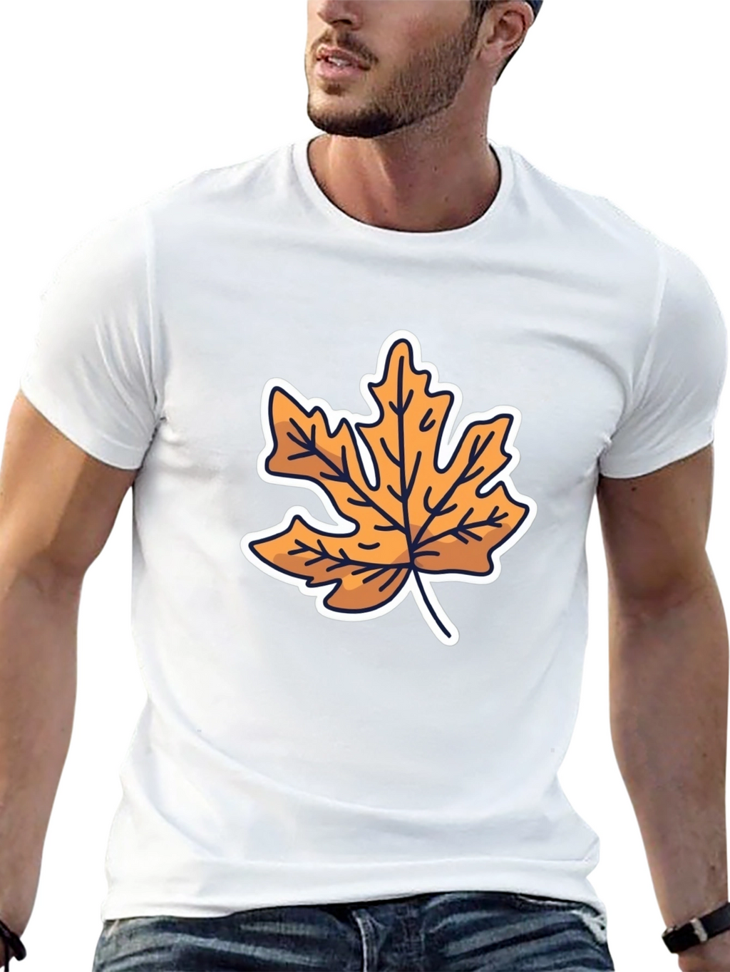 Autumn Leaf Graphic Tee - Stylish Fall Fashion