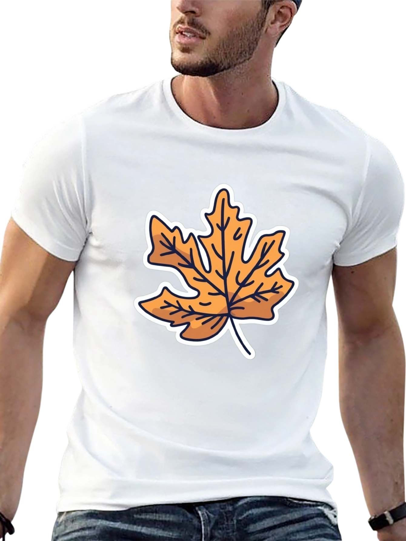 Autumn Leaf Graphic Tee - Stylish Fall Fashion