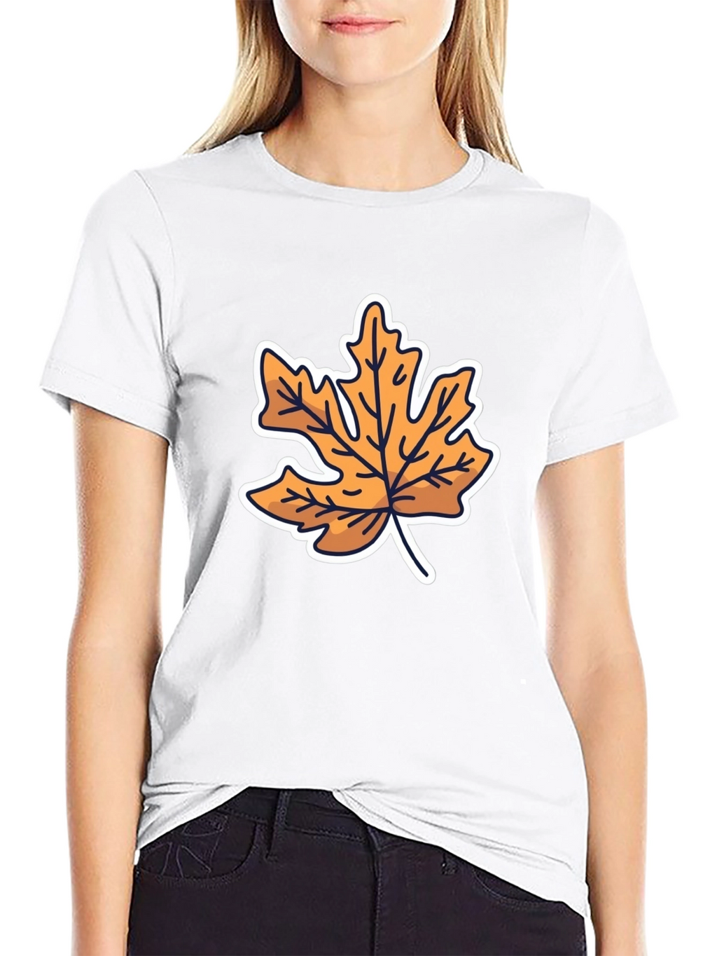 Autumn Leaf Graphic Tee - Stylish Fall Fashion