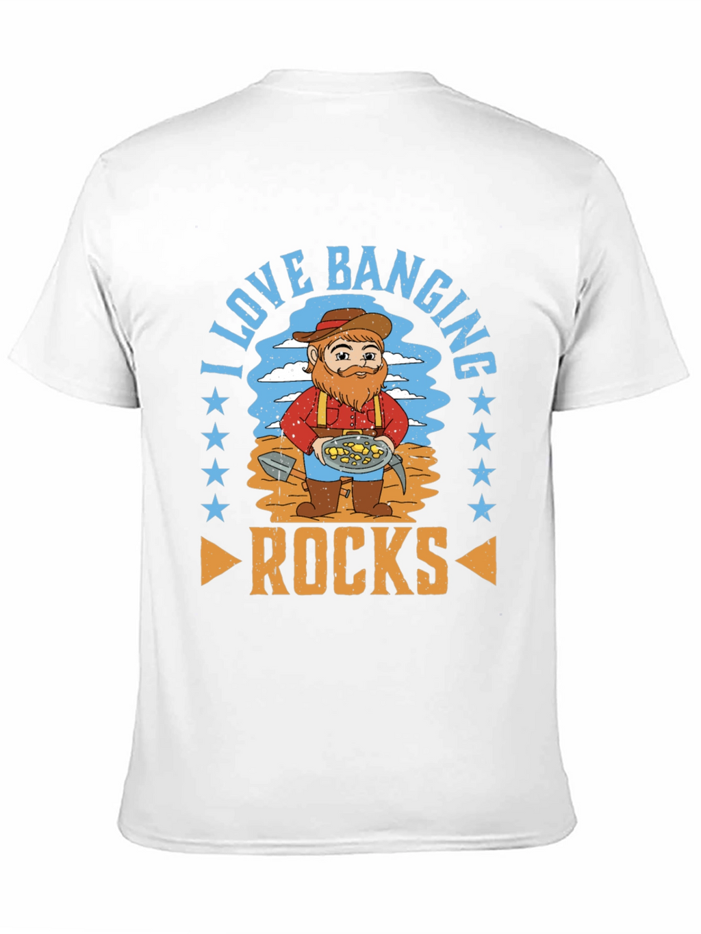 I Love Banging Rocks Funny T-Shirt