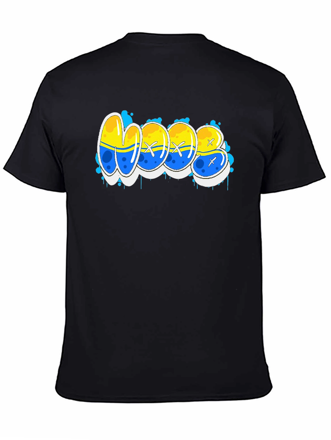 Cool WOOB Graffiti Style Graphic T-Shirt