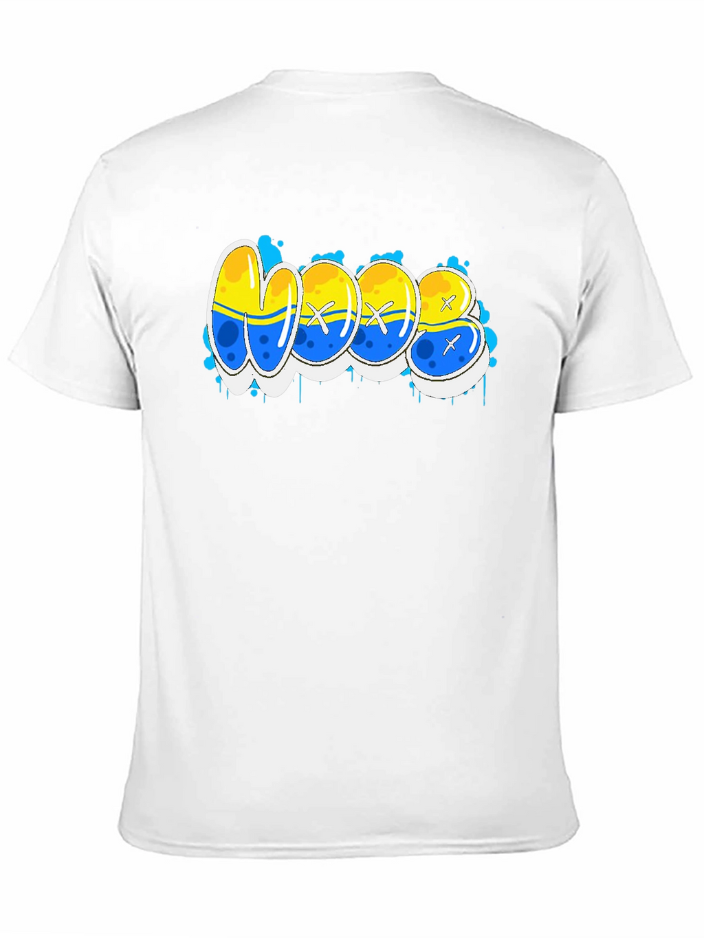 Cool WOOB Graffiti Style Graphic T-Shirt