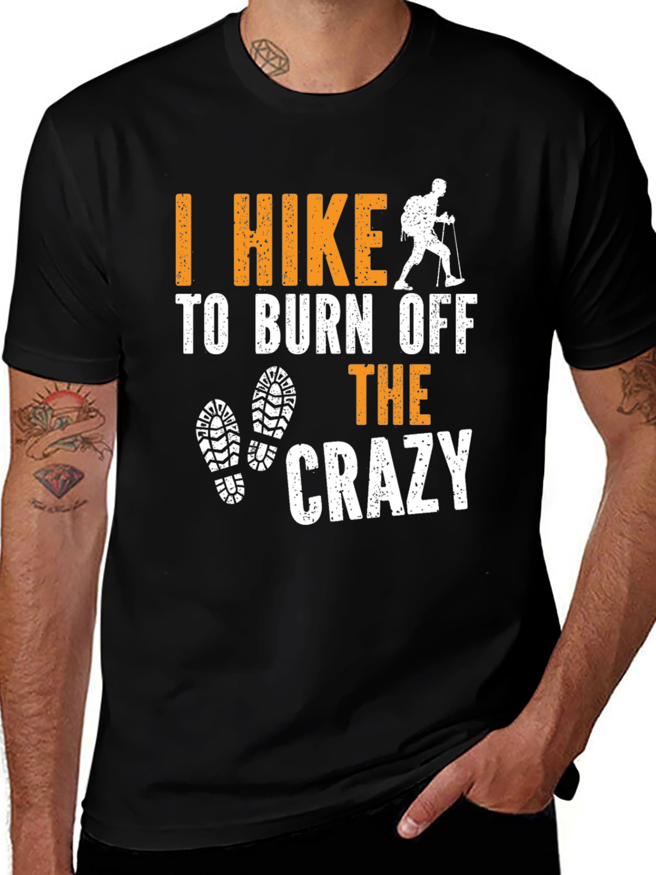 Hiking Graphic Tee - Burn Off The Crazy