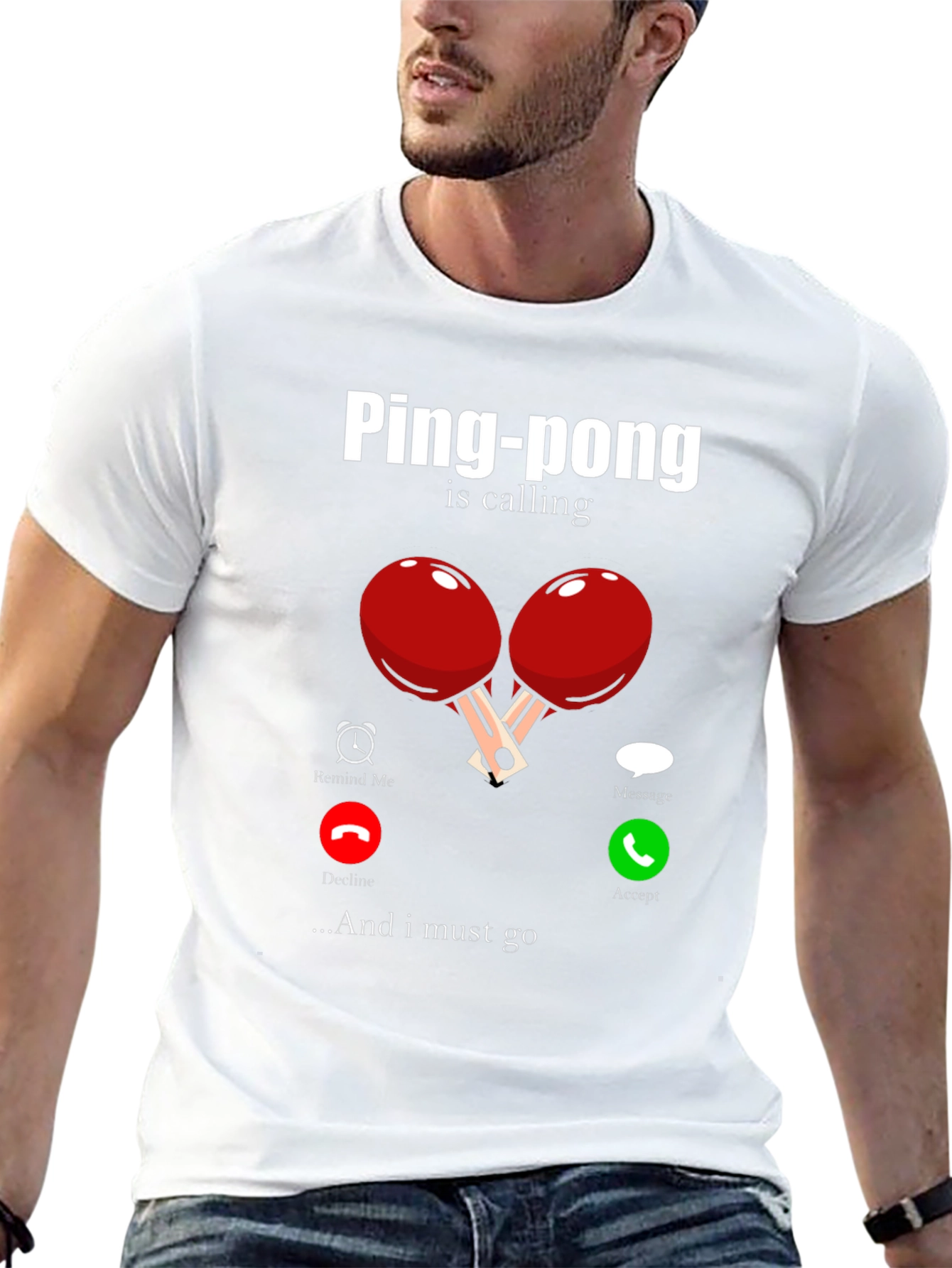 Ping-Pong Is Calling Mens T-Shirt
