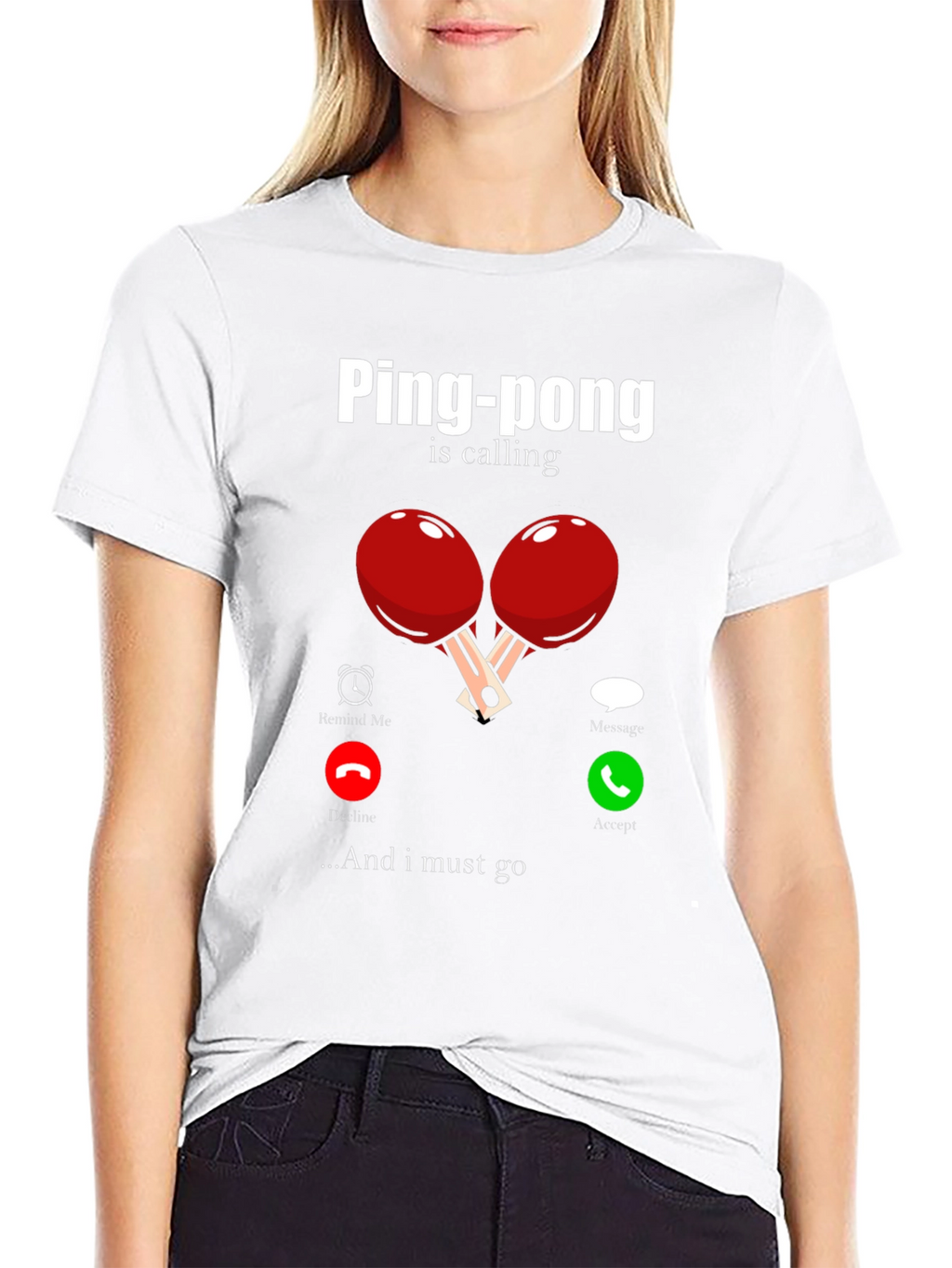 Ping-Pong Is Calling Mens T-Shirt