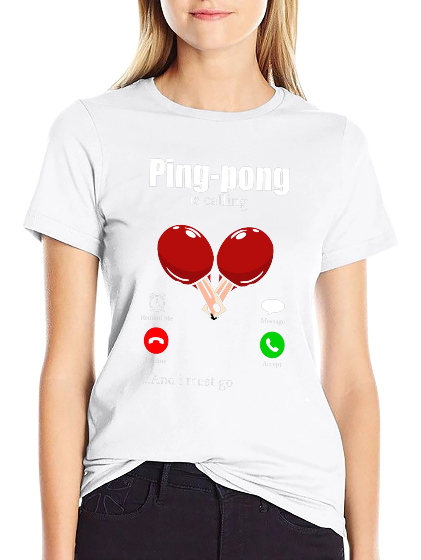 Ping-Pong Is Calling Mens T-Shirt