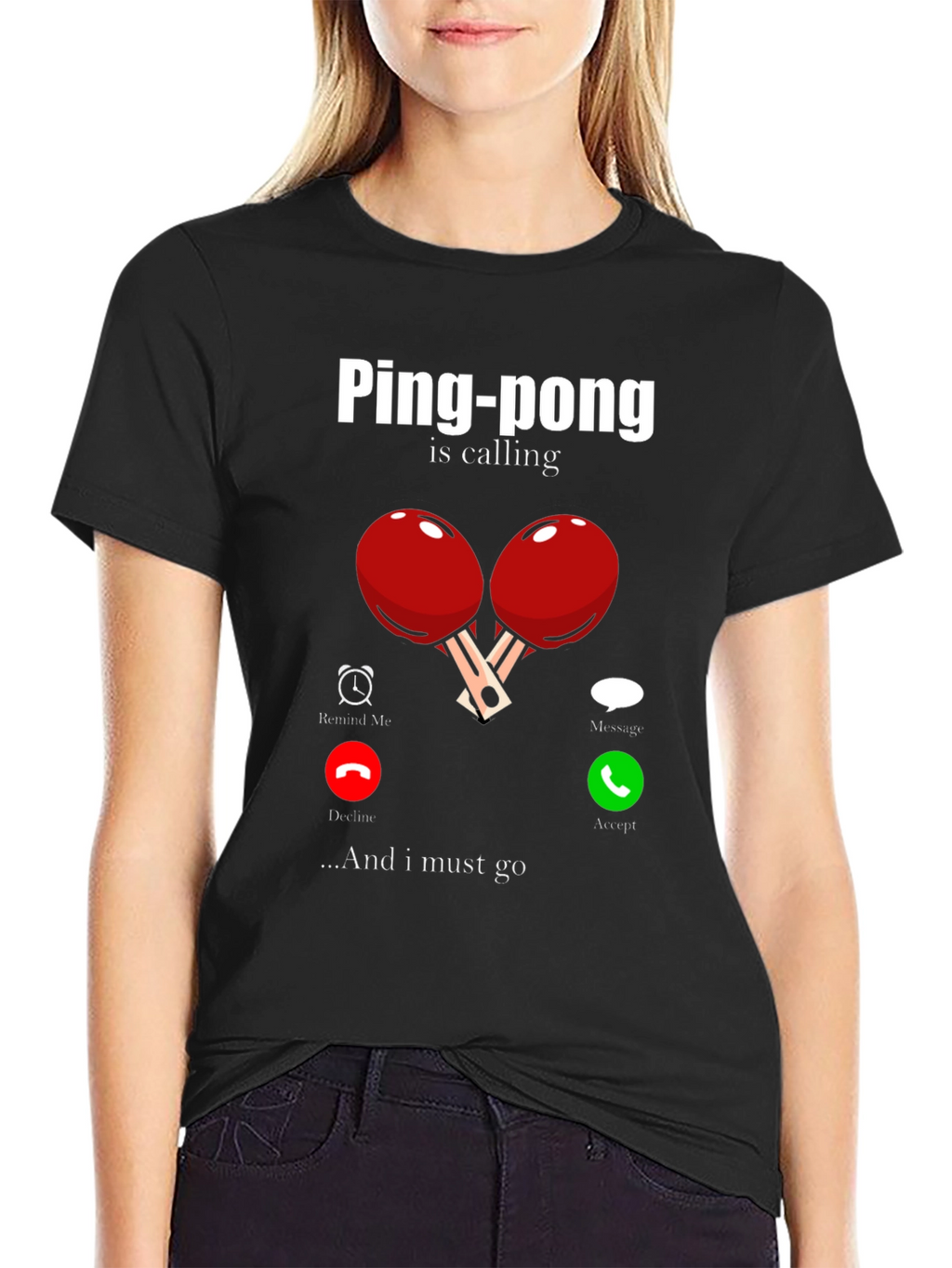 Ping-Pong Is Calling Mens T-Shirt