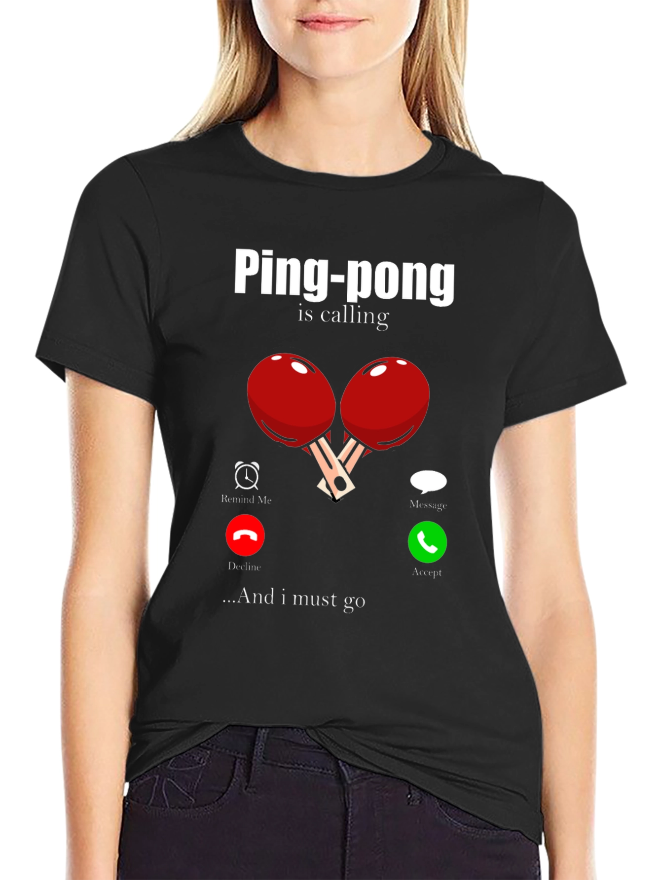 Ping-Pong Is Calling Mens T-Shirt