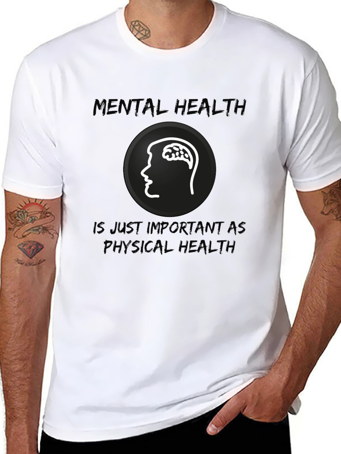 Mental Health Awareness Graphic T-Shirt