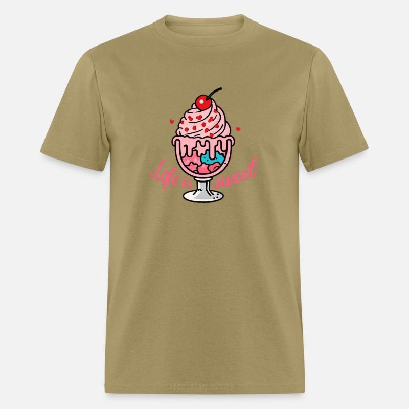 Life is Sweet Cute Dessert Sundae