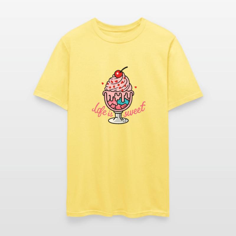 Life is Sweet Cute Dessert Sundae