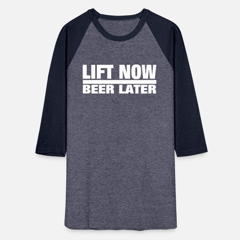 Lift Now Beer Later funny workout