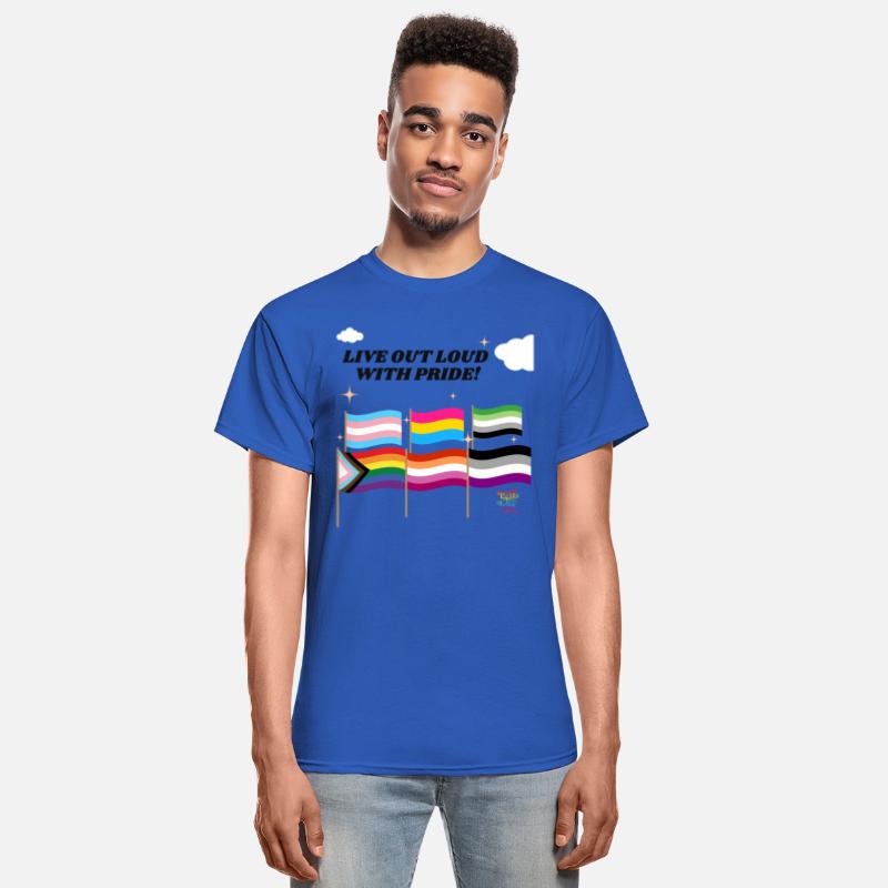 Live Out Loud With Pride Flags - LGBTQIA+ Pride
