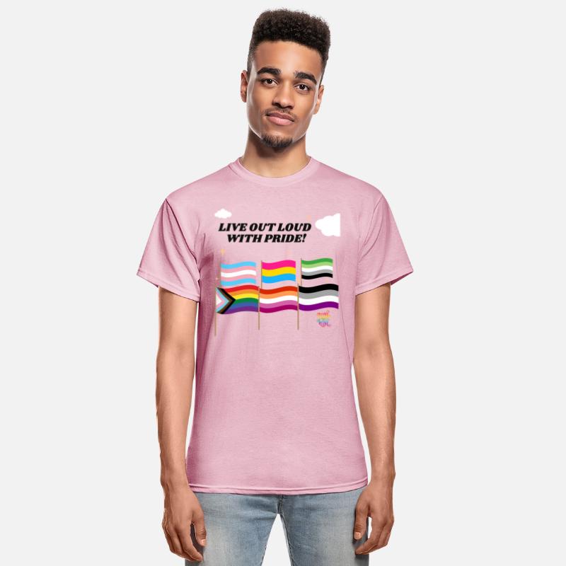 Live Out Loud With Pride Flags - LGBTQIA+ Pride