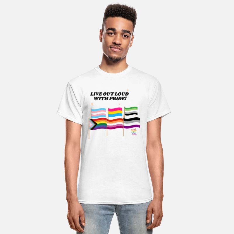 Live Out Loud With Pride Flags - LGBTQIA+ Pride