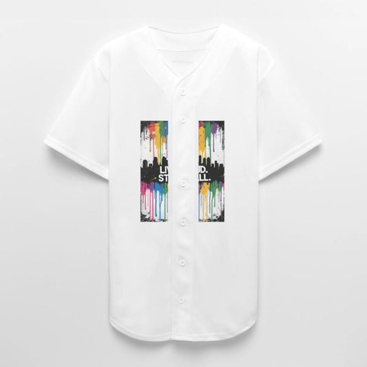 Live Proud Stand Tall LGBTQ Pride Graffiti Skyline