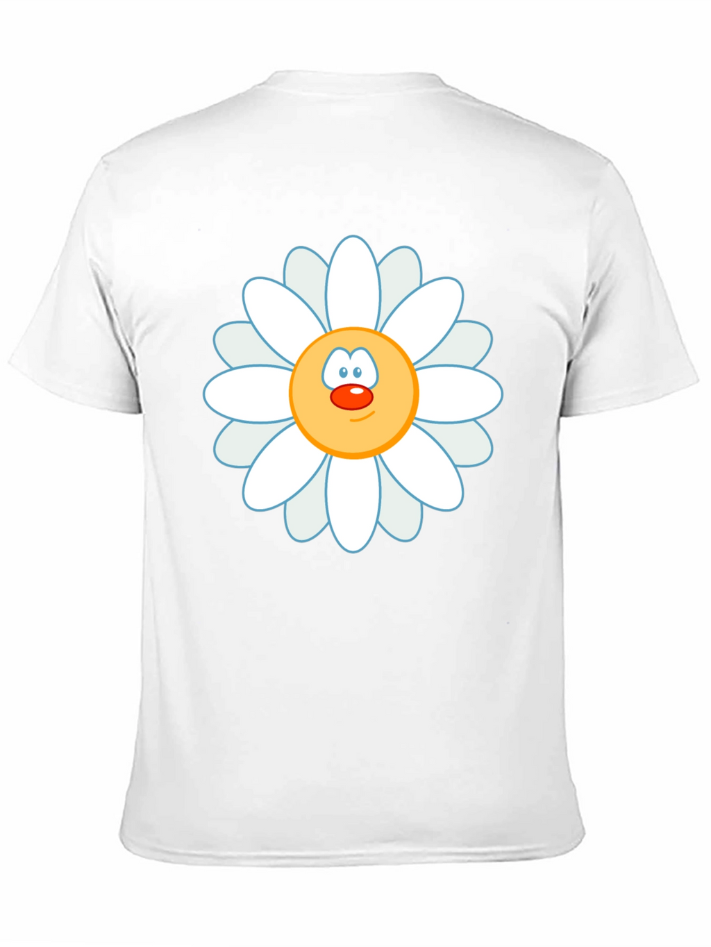 Daisy Face Graphic Black T-Shirt