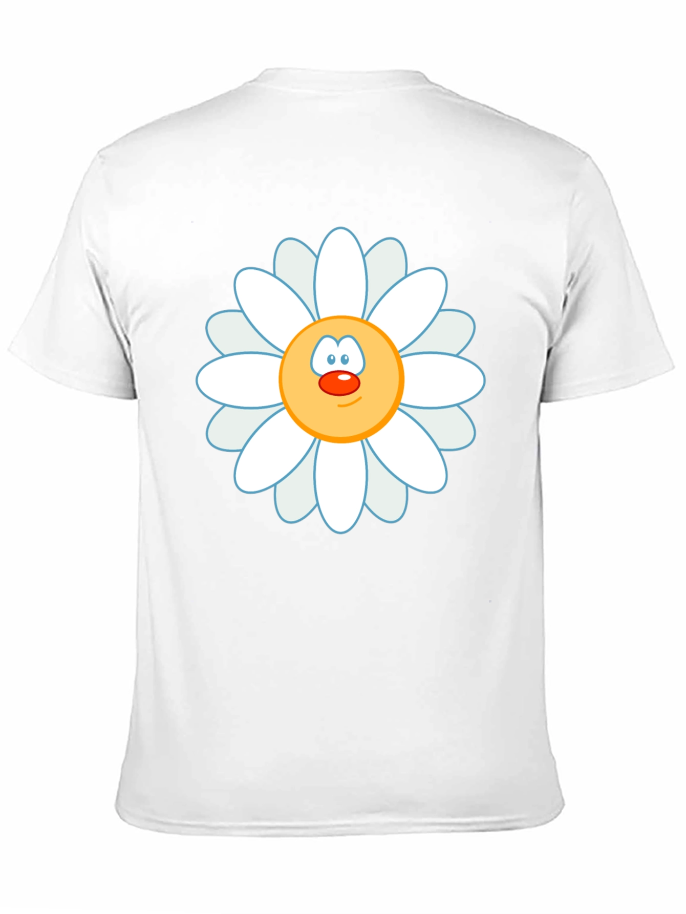 Daisy Face Graphic Black T-Shirt