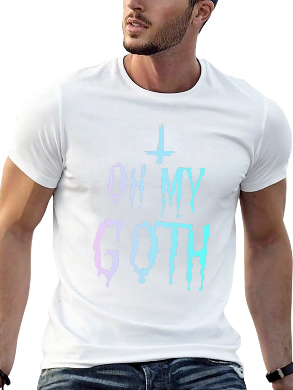 Oh My Goth Graphic Tee - Trendy Gothic Style