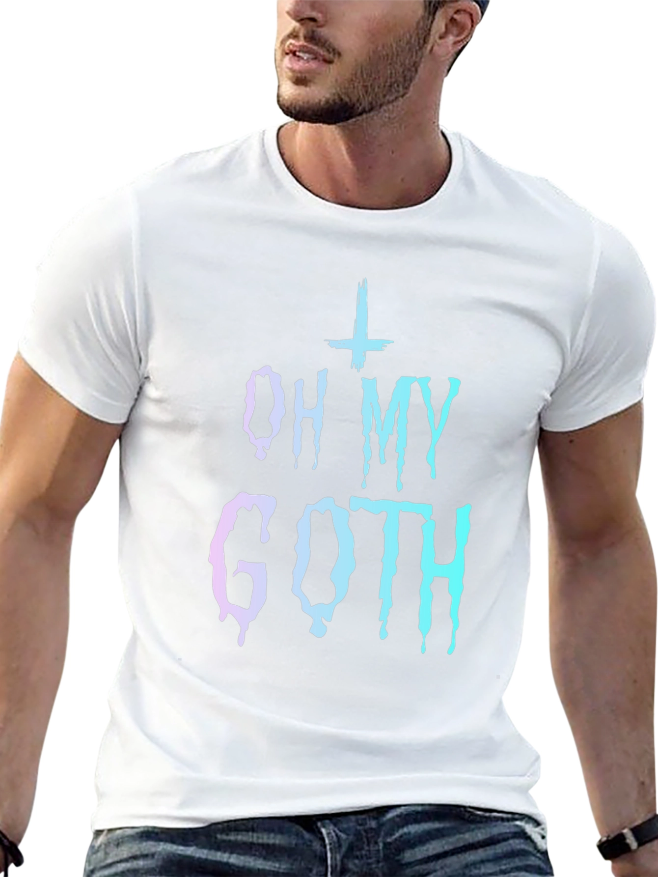 Oh My Goth Graphic Tee - Trendy Gothic Style