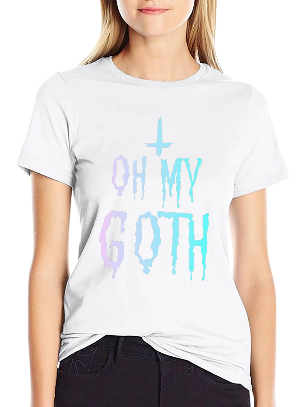 Oh My Goth Graphic Tee - Trendy Gothic Style