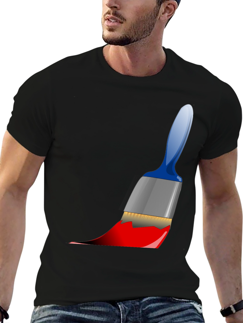 Paint Brush Graphic Tee - Artist Style