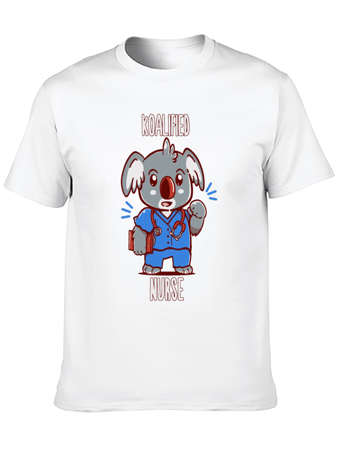 Koalified Nurse T-Shirt - Funny Cartoon Tee